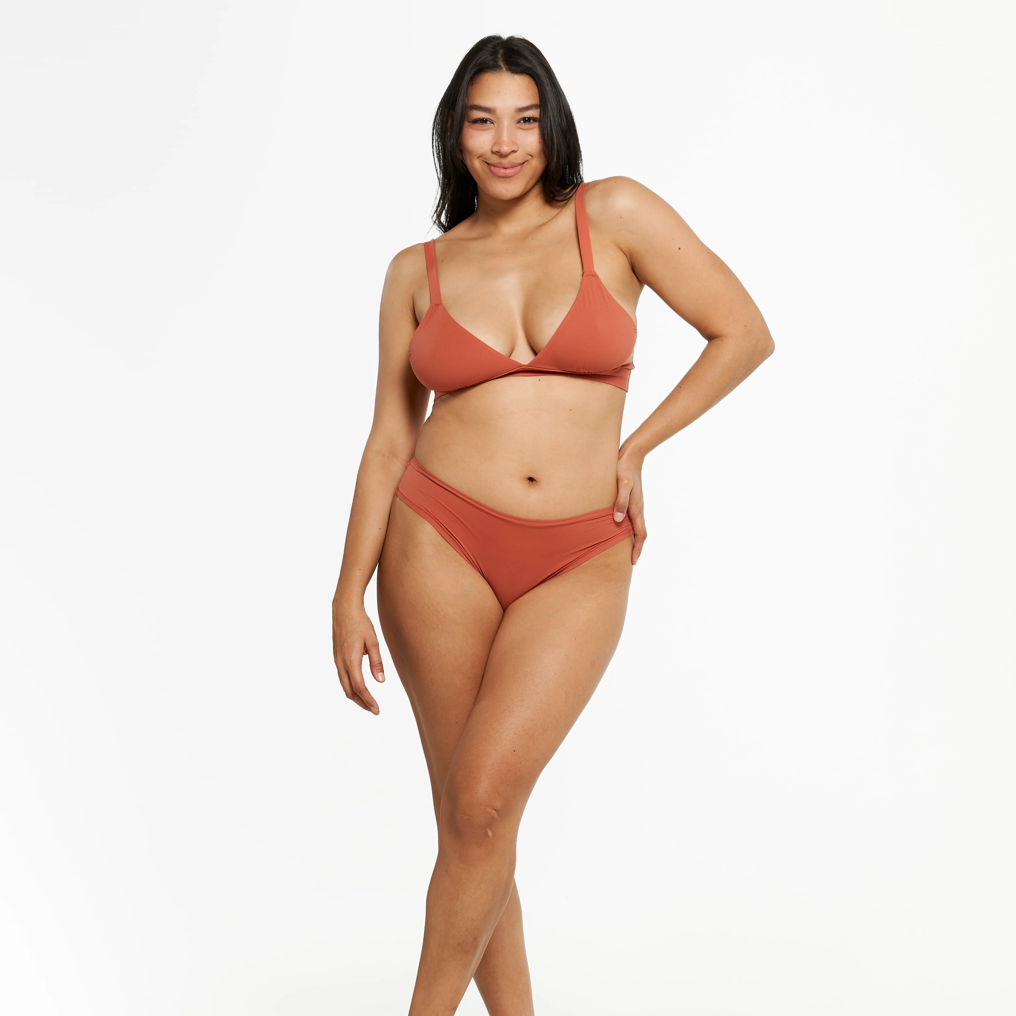 Triangle Bralette - Super Stretch - Spice - Image 4